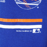 MLB (Saturdays Hero) - New York Mets Spell-Out T-Shirt 1991 X-Large Vintage Retro Baseball