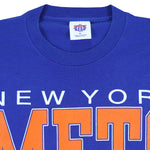 MLB (Saturdays Hero) - New York Mets Spell-Out T-Shirt 1991 X-Large Vintage Retro Baseball