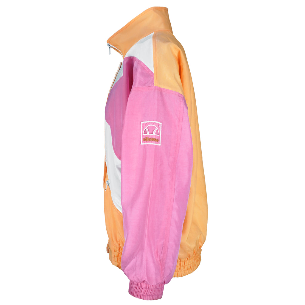 Ellesse - Colorblock Zip-Up Jacket 1990s Large Vintage Retro