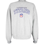 Champion - Tennessee Titans Spell-Out Sweatshirt 1990s X-Large Vintage Retro Football