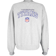 Champion - Tennessee Titans Spell-Out Sweatshirt 1990s X-Large Vintage Retro Football