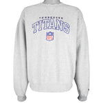 Champion - Tennessee Titans Spell-Out Sweatshirt 1990s X-Large Vintage Retro Football