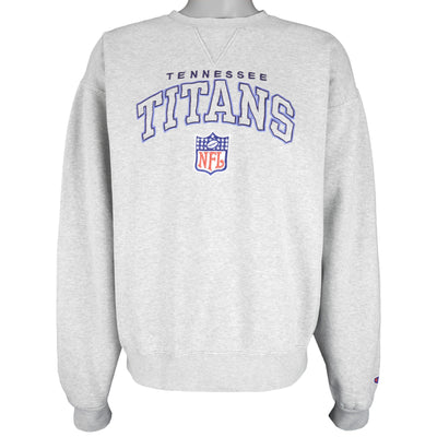 Champion - Tennessee Titans Embroidered Crew Neck Sweatshirt 1990s X-Large
