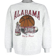 NCAA - Grey Alabama Crimson Tide Sweatshirt 1990s Medium Vintage Retro College