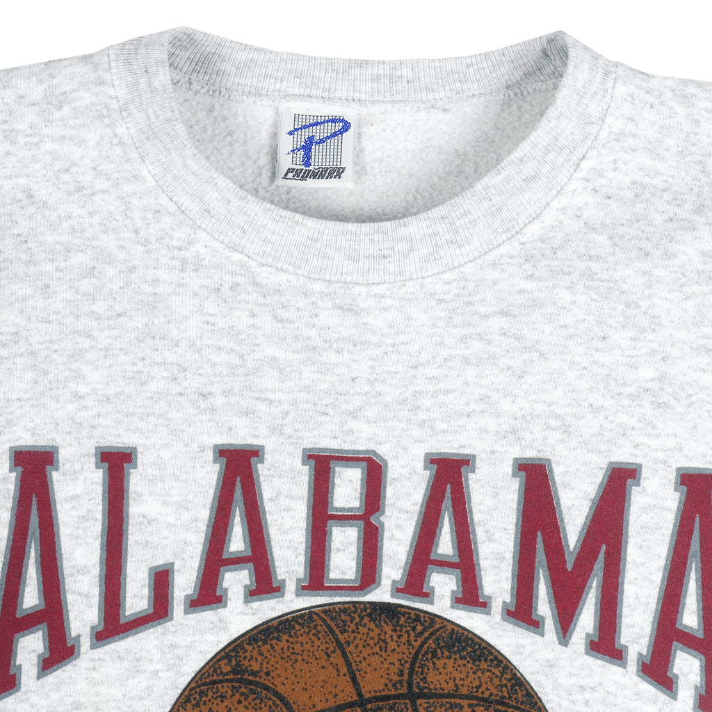 NCAA - Grey Alabama Crimson Tide Sweatshirt 1990s Medium Vintage Retro College