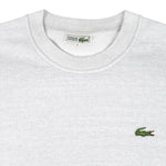 Lacoste - Grey Crew Neck Sweatshirt Medium Vintage Retro