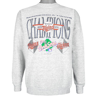 MLB (Tultex) - Minnesota Twins World Series Champs Sweatshirt 1991 X-Large