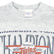 MLB - Minnesota Twins, World Series Champions Sweatshirt 1991 X-Large Vintage Retro Baseball