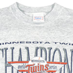 MLB - Minnesota Twins, World Series Champions Sweatshirt 1991 X-Large Vintage Retro Baseball