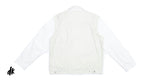 Tommy Hilfiger - White Harrington Spell-Out Jacket Large Vintage Retro