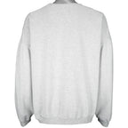 Vintage (Marlboro) - Grey & Red Embroidered Crew Neck Sweatshirt 1990s X-Large Vintage Retro