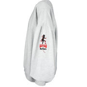 Vintage (Marlboro) - Grey & Red Embroidered Crew Neck Sweatshirt 1990s X-Large Vintage Retro
