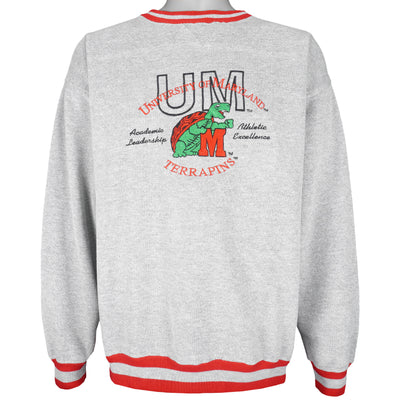 NCAA (Savvy) - University of Maryland Crew Neck Sweatshirt 1990s X-Large
