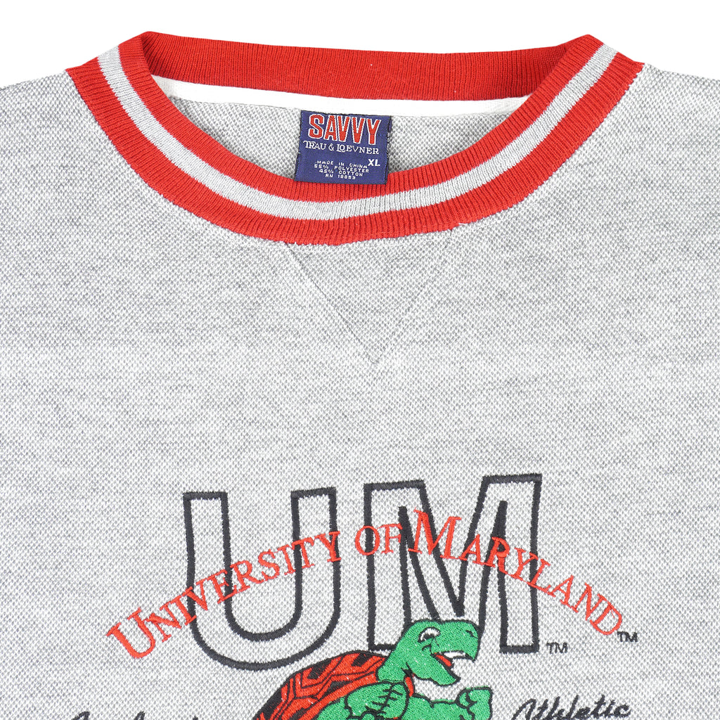 Vintage (Savvy) - University of Maryland Sweatshirt 1990s X-Large Vintage Retro