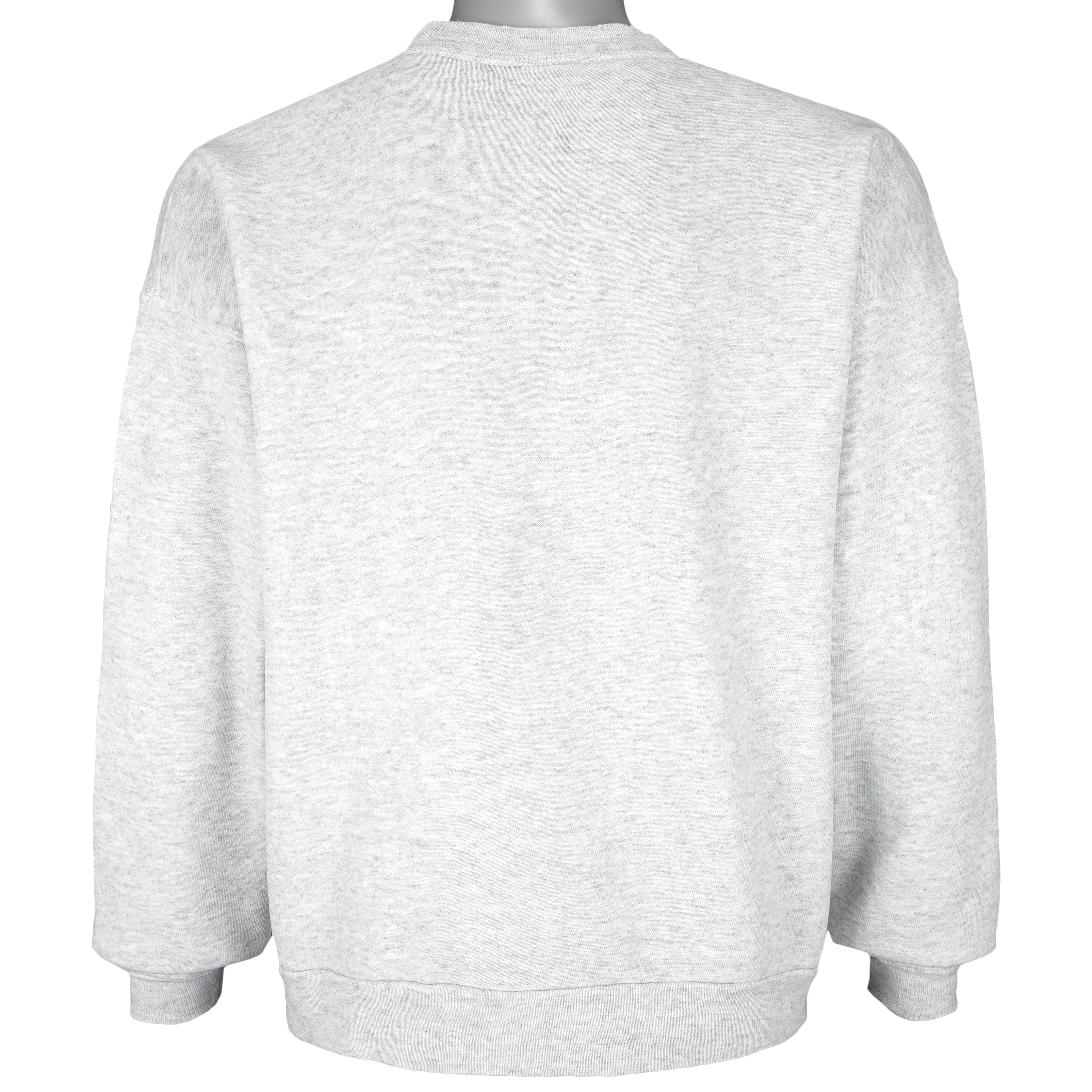 Vintage - Grey Molson Canadian Crew Neck Sweatshirt 1990s X-Large Vintage Retro
