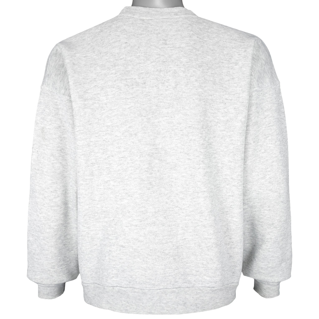 Vintage - Grey Molson Canadian Crew Neck Sweatshirt 1990s X-Large Vintage Retro