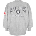 NFL (Lee) - Raiders Big Logo Sweatshirt 1990s Large Vintage Retro Football