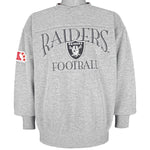 NFL (Lee) - Raiders Big Logo Sweatshirt 1990s Large Vintage Retro Football