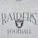 NFL (Lee) - Raiders Big Logo Sweatshirt 1990s Large Vintage Retro Football