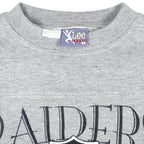 NFL (Lee) - Raiders Big Logo Sweatshirt 1990s Large Vintage Retro Football