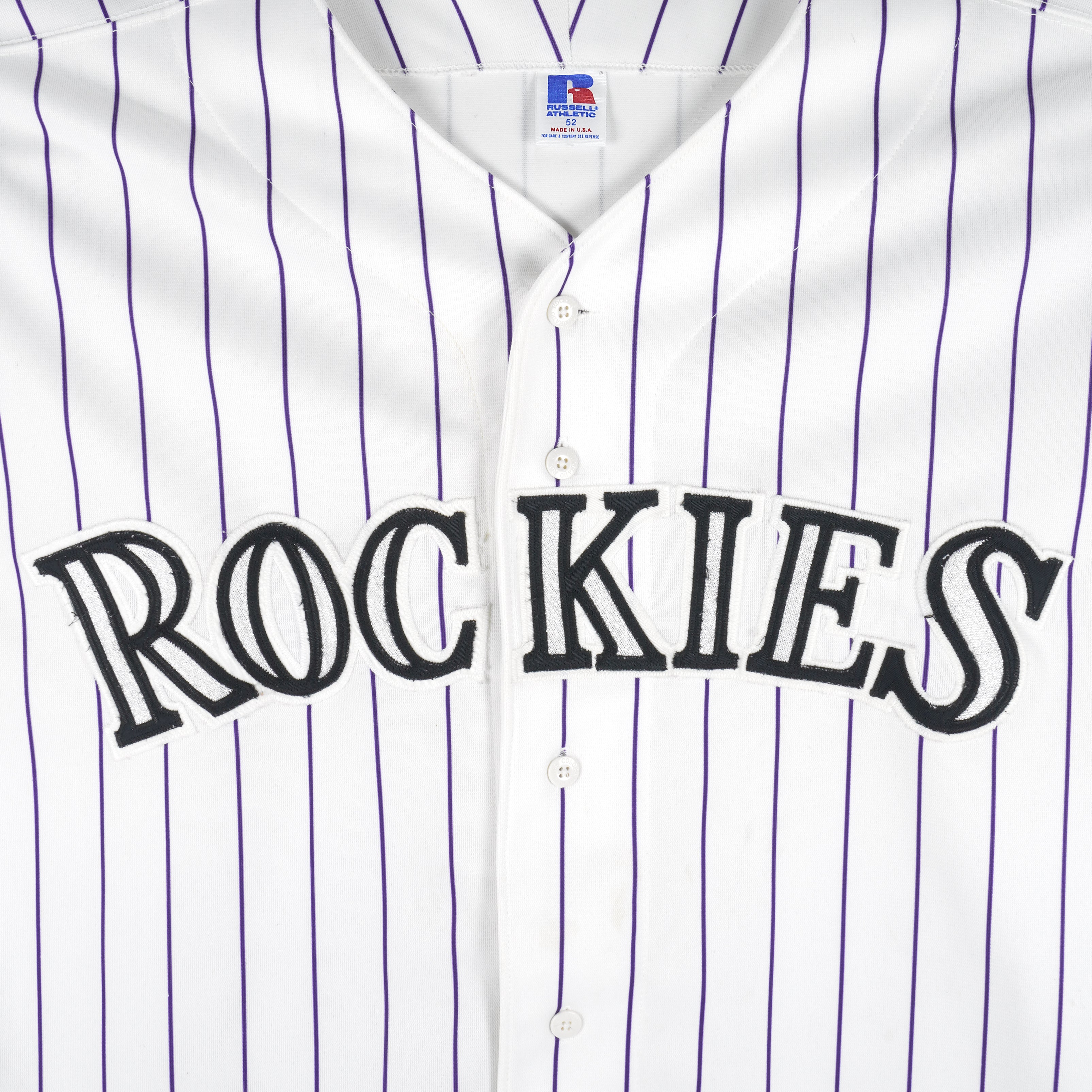 Mlb Colorado Rockies Pin-striped Jersey