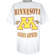NCAA - The University of Minnesota Golden Gophers T-Shirt 1990s X-Large Vintage Retro College