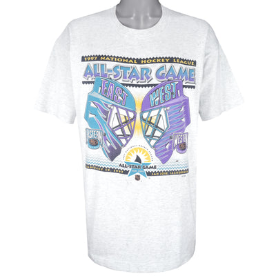 NHL (Pro Player) - East VS West Conference All Star Game Hockey T-Shirt 1997 X-Large