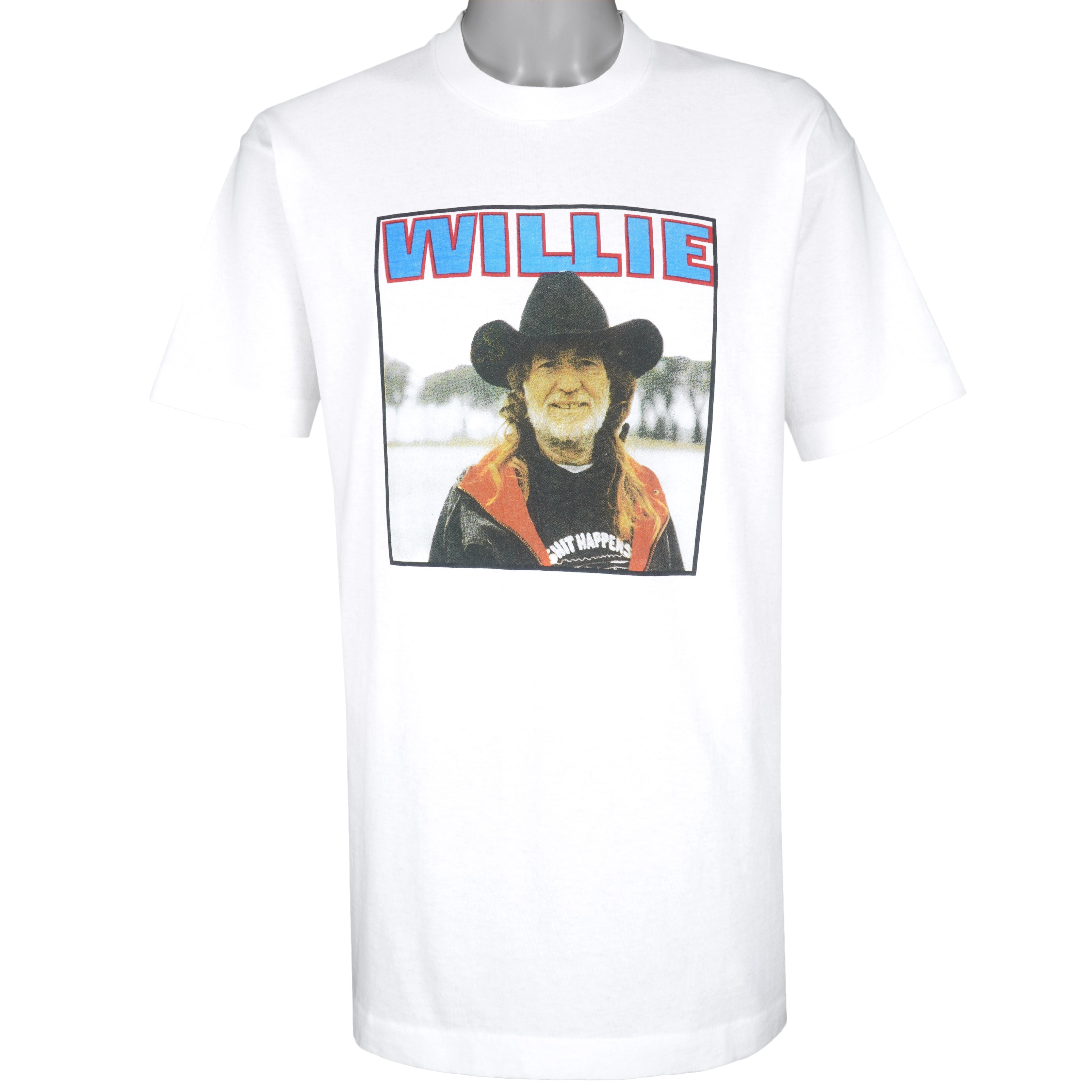 Vintage (Fruit Of The Loom) - Willie Nelson T-Shirt 1990s Large Vintage Retro
