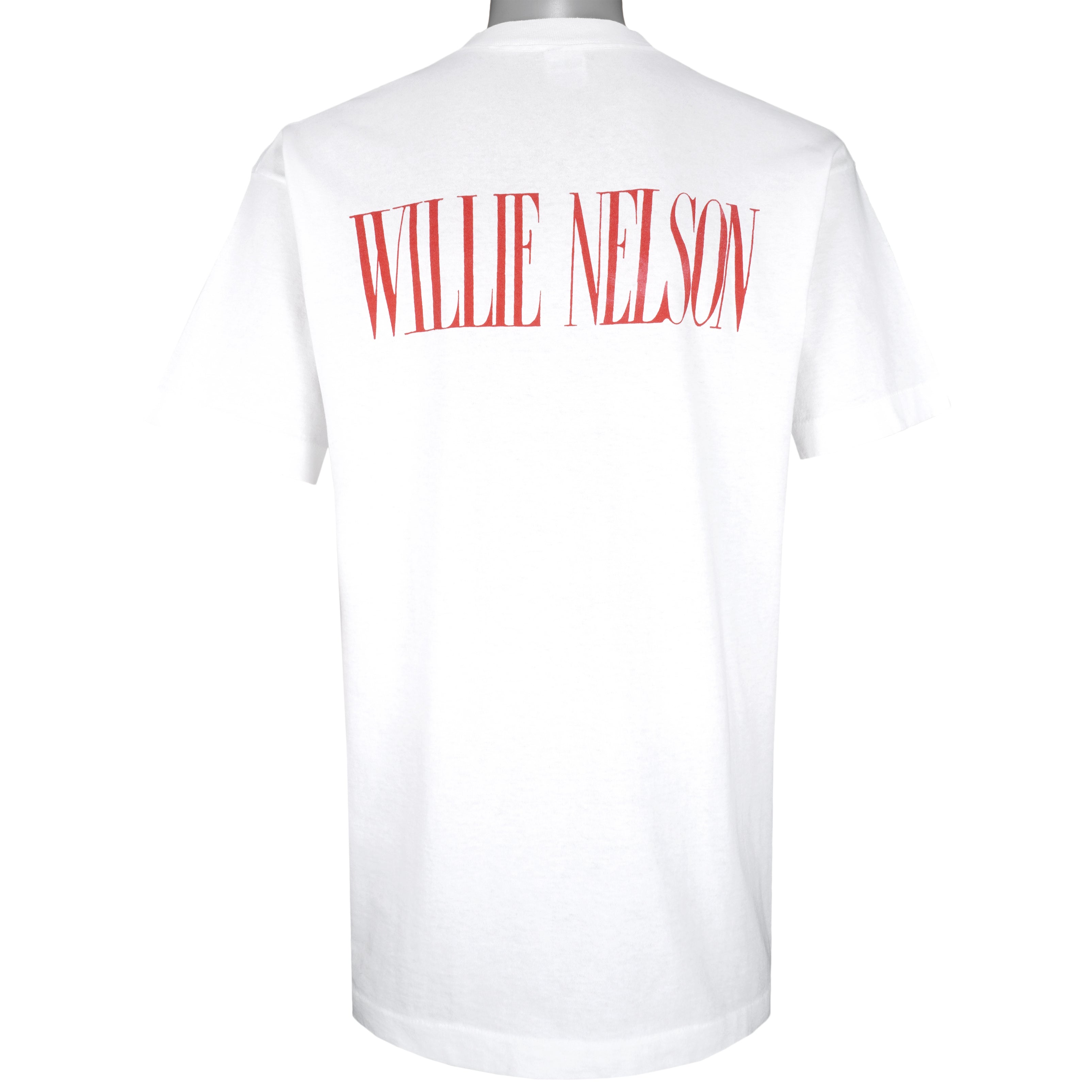 Vintage (Fruit Of The Loom) - Willie Nelson T-Shirt 1990s Large Vintage Retro