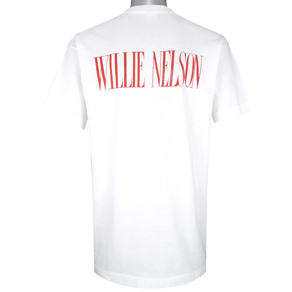 Vintage (Fruit Of The Loom) - Willie Nelson T-Shirt 1990s Large Vintage Retro