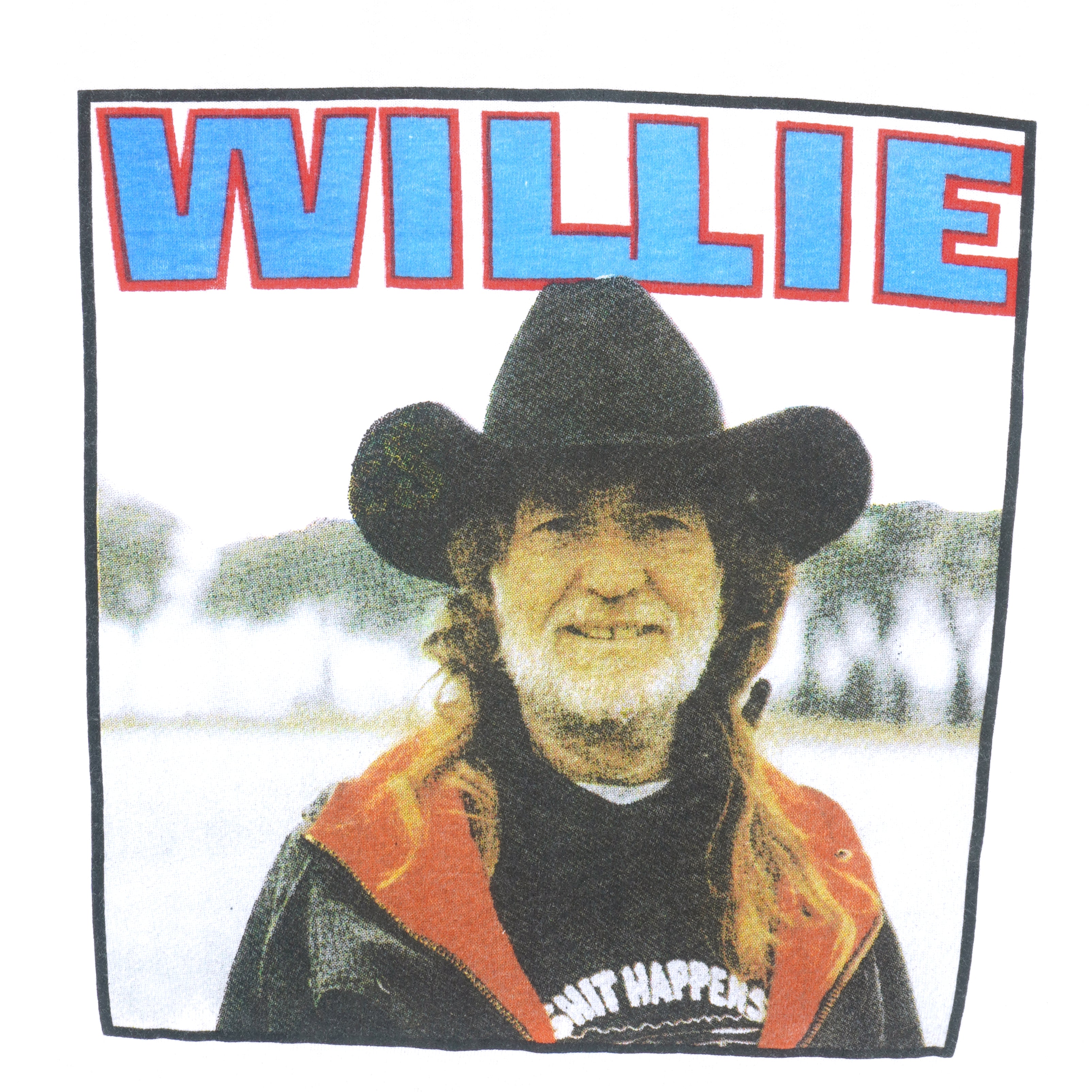 Vintage (Fruit Of The Loom) - Willie Nelson T-Shirt 1990s Large Vintage Retro