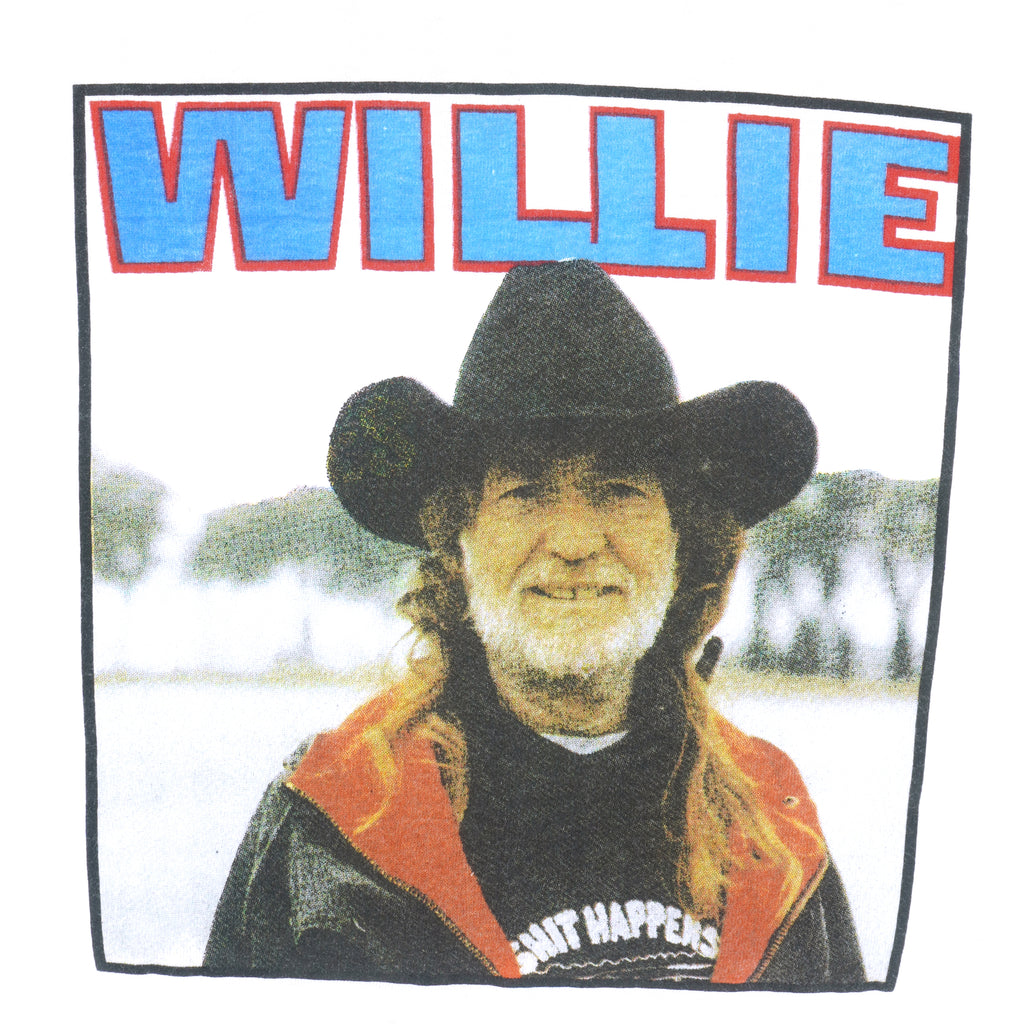 Vintage (Fruit Of The Loom) - Willie Nelson T-Shirt 1990s Large Vintage Retro