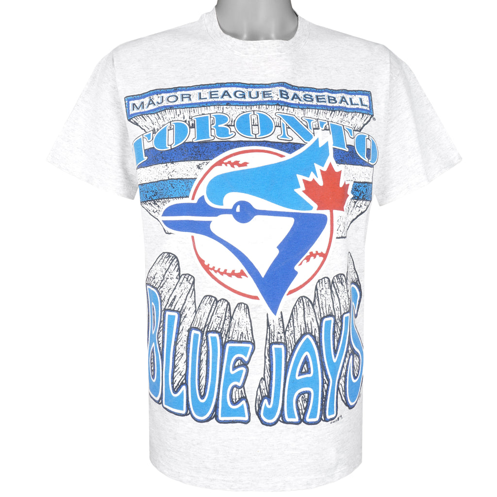 MLB (Hanes) - Toronto Blue Jays T-Shirt 1990s Large Vintage Retro Baseball