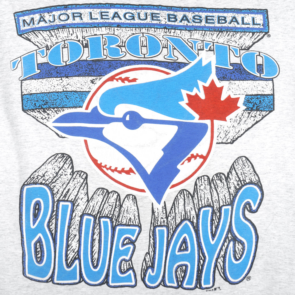 MLB (Hanes) - Toronto Blue Jays T-Shirt 1990s Large Vintage Retro Baseball