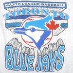 MLB (Hanes) - Toronto Blue Jays T-Shirt 1990s Large Vintage Retro Baseball