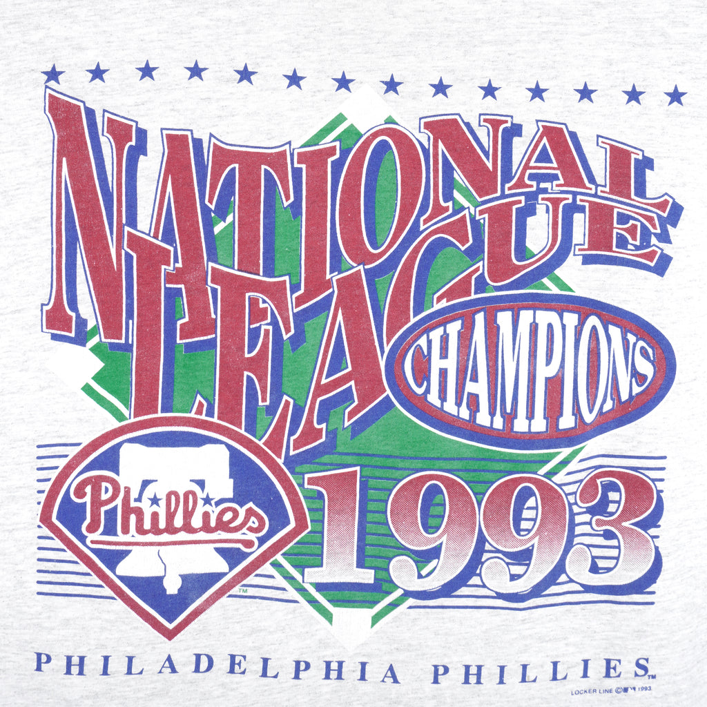 MLB - Philadelphia Phillies, Champion T-Shirt 1993 X-Large Vintage Retro Baseball