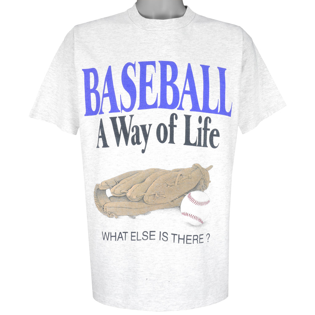 Vintage - Baseball, A Way Of Life T-Shirt 1990s X-Large Vintage Retro