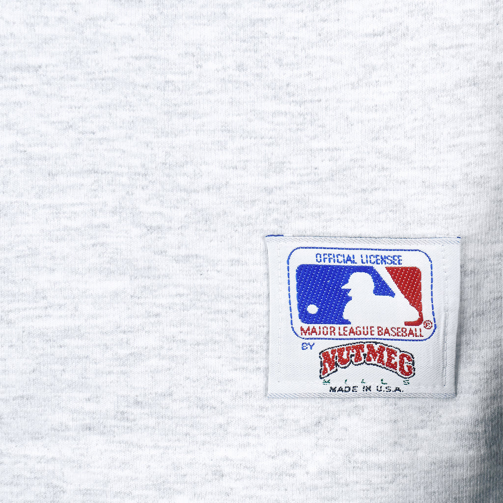 MLB (Nutmeg) - New York Mets Spell-Out T-Shirt 1991 Large Vintage Retro Baseball