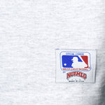 MLB (Nutmeg) - New York Mets Spell-Out T-Shirt 1991 Large Vintage Retro Baseball