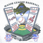 MLB - World Series, Cleveland VS Atlanta T-Shirt 1995 X-Large Vintage Retro Baseball