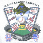 MLB - World Series, Cleveland VS Atlanta T-Shirt 1995 X-Large Vintage Retro Baseball