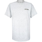Nike - Grey Just Do It T-Shirt 1990s Large Vintage Retro