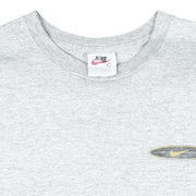 Nike - Grey Just Do It T-Shirt 1990s Large Vintage Retro