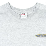 Nike - Grey Just Do It T-Shirt 1990s Large Vintage Retro