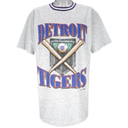 MLB (Artex) - Detroit Tigers Big Spell-Out T-Shirt 1994 Large Vintage Retro Baseball