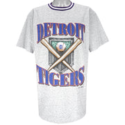MLB (Artex) - Detroit Tigers Big Spell-Out T-Shirt 1994 Large Vintage Retro Baseball