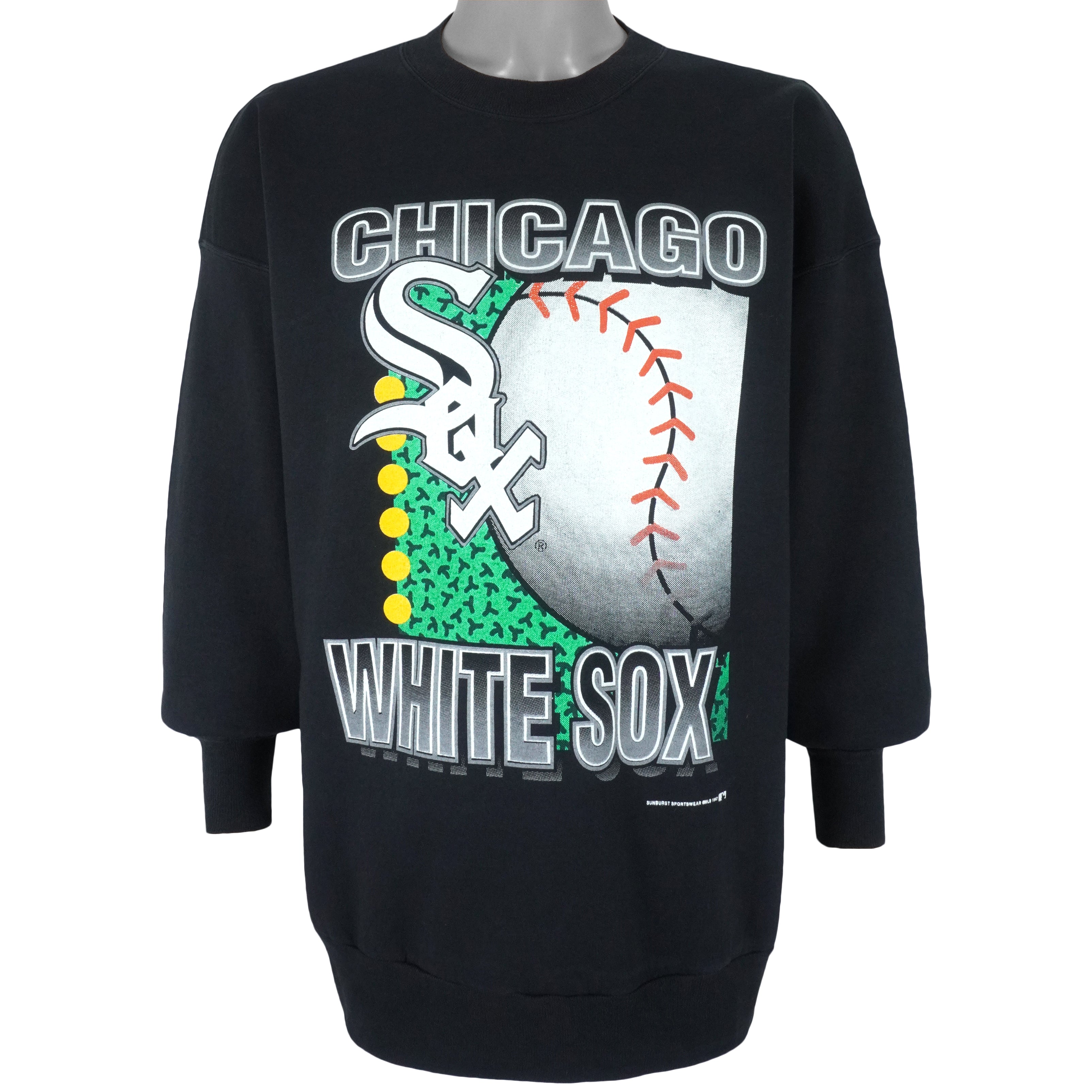 MLB - Chicago White Sox Big Logo Sweatshirt 1997 X-Large Vintage Retro Baseball