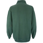Fila - Green 1/4 Zip Sweatshirt 1990s X-Large Vintage Retro