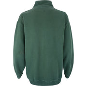 Fila - Green 1/4 Zip Sweatshirt 1990s X-Large Vintage Retro