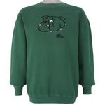 Vintage - Green No Fear Crew Neck Sweatshirt 1990s Large Vintage Retro